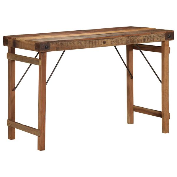 vidaXL Dining Table Brown 110 x 55 x 76 cm Solid reclaimed wood