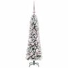 vidaXL Artificial Christmas Tree with 150 LEDs with Stand White 120 cm