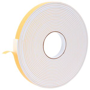 vidaXL Self-adhesive Foam Tape White 20mm x 10m CR Foam