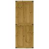 vidaXL Barn Door CORONA 80x210 cm Solid Wood Pine