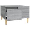 vidaXL Coffee Table Grey Sonoma 55x55x36.5 cm Engineered Wood