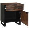 vidaXL Bedside Cabinet Walnut 50 x 33 x 60 cm Solid Acacia wood