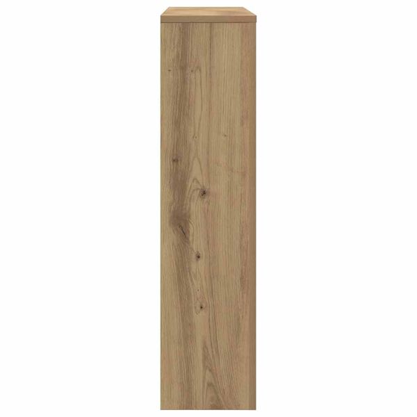 vidaXL Radiator Cover Artisian Oak 149x20x82 cm Engineered Wood