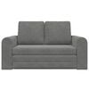 vidaXL Folding Sofa Bed Dark Grey 148 x 71 x 83 cm Velvet
