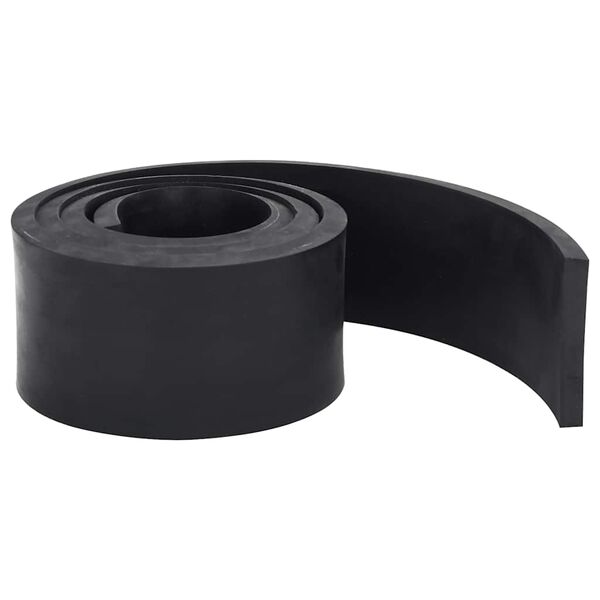 vidaXL Rubber Edge for Snow Plow Black 150x10x1 cm