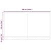 vidaXL Retractable Awning Manual Anthracite and White 400 x 200 cm