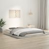 vidaXL Bed Frame without Mattress White 140x200 cm Solid Wood Pine
