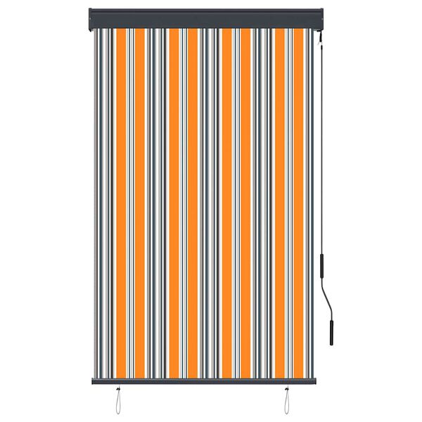 vidaXL Outdoor Roller Blind 100x250 cm Yellow and Blue