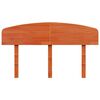 vidaXL Headboard Wax Brown 120 cm Solid Wood Pine