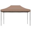 vidaXL Foldable Party Tent Pop-Up Brown 440x292x315 cm