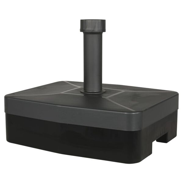 Lesli Living Outdoor Umbrella Stand Fillable 45 kg 49x41x17.5 cm Plastic