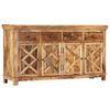 vidaXL Sideboard with 4 Drawers 160x40x85 cm Solid Mango Wood