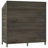 vidaXL Garden Shed Anthracite 102x52x112 cm Solid Wood Fir