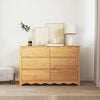 vidaXL Chest of Drawers Drammen Oak 111 x 43 x 73.5 cm Solid Pine wood