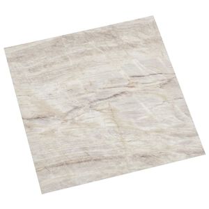 vidaXL Flooring Planks Brown and Beige 5.11 m&sup2; 55 pcs PVC