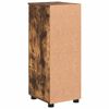 vidaXL Bathroom Cabinet with Drawer Smoked Oak 30 x 35 x 80 cm