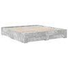 vidaXL Bed Frame Concrete Grey 180 x 200 cm Engineered Wood