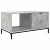 vidaXL Coffee Table Concrete grey 90 x 49 x 46 cm Engineered wood