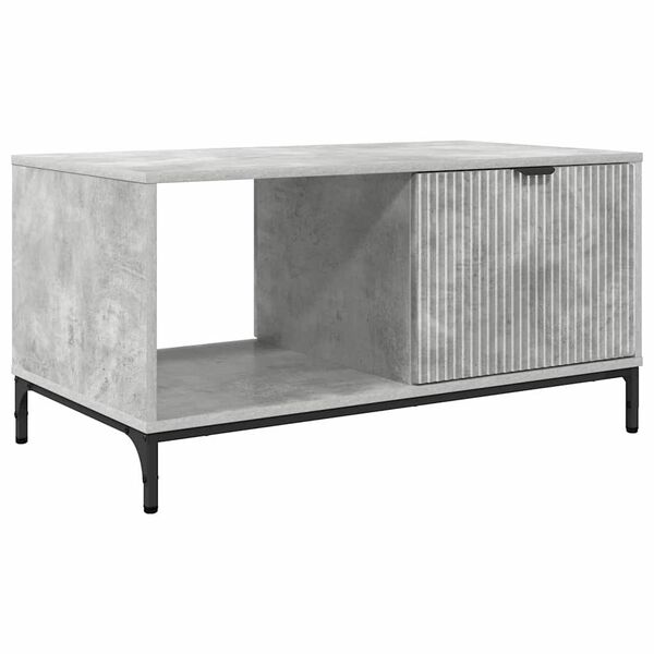 vidaXL Coffee Table Concrete grey 90 x 49 x 46 cm Engineered wood
