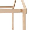 vidaXL High Sleeper Bed without Mattress 90x190 cm Single Solid Wood Pine