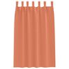 vidaXL Blackout Curtains with Rings 2 pcs Terracotta 175 x 140 cm
