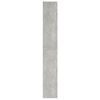 vidaXL Book Cabinet/Room Divider Concrete Grey 40x30x198 cm