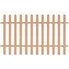 vidaXL Picket Fence WPC 200x120 cm