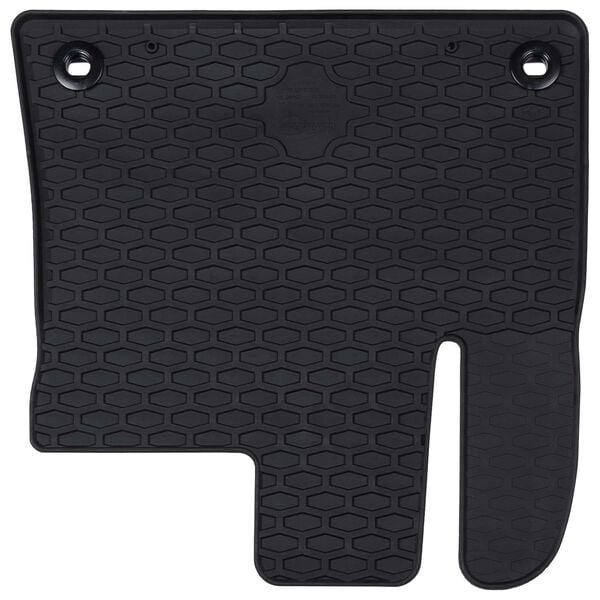 vidaXL Car Mat 4 pcs Black Rubber