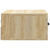 vidaXL Wall-mounted Bedside Cabinet Sonoma Oak 35x35x20 cm