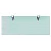 vidaXL Floating Shelves 2 pcs Glass 50x20 cm 8 mm