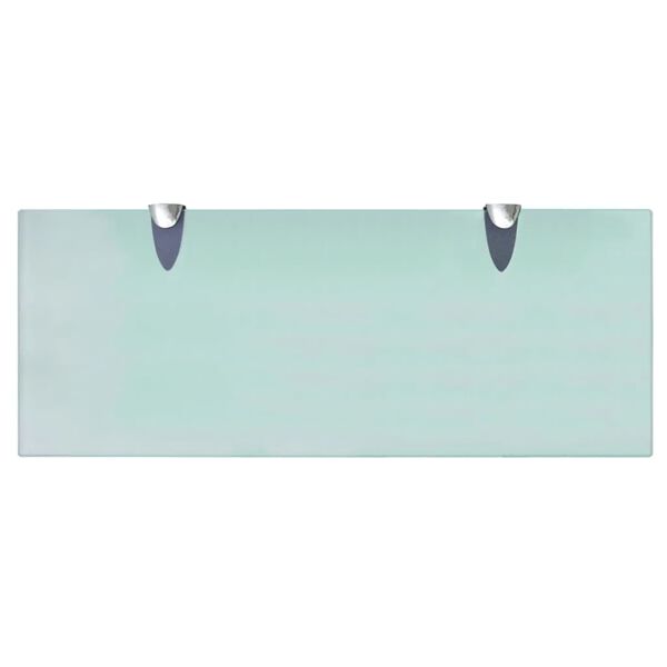 vidaXL Floating Shelves 2 pcs Glass 50x20 cm 8 mm