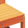 vidaXL Garden Chair Wax Brown 50.5x55x77 cm Solid Wood Pine