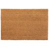 vidaXL Door Mat Natural 50x80 cm Tufted Coir