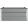 vidaXL Planter Light Grey 100 x 100 x 45 cm Steel