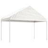 vidaXL Gazebo with Roof White 17.84x4.08x3.22 m Polyethylene
