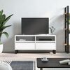 vidaXL TV Cabinet White 100x34.5x44.5 cm Engineered Wood
