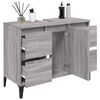 vidaXL Sink Cabinet Grey Sonoma 80x33x60 cm Engineered Wood