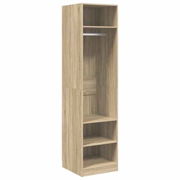 vidaXL Wardrobe Sonoma Oak 50x50x200 cm Engineered Wood
