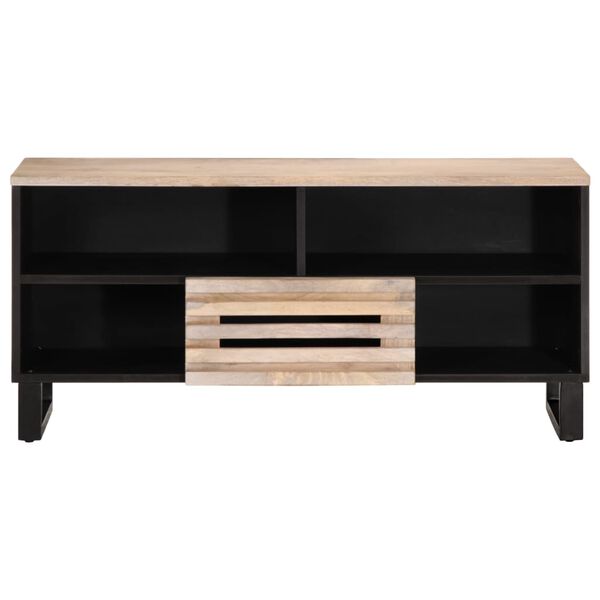 vidaXL TV Cabinet 100x34x46 cm Solid Wood Mango
