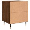 vidaXL Bedside Cabinet Brown Oak 40x35x50 cm Engineered Wood