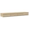 vidaXL Bed Drawers Sonoma Oak 160 x 36.5 x 16.5 cm Engineered Wood