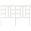 vidaXL Bed Headboard White 126x4x100 cm Solid Wood Pine