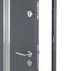 vidaXL Front Door Anthracite 110x207.5 cm Aluminium