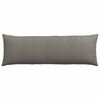 vidaXL Sofa Pillows 2 pcs Light Grey 120 x 40 cm Corduroy Fabric