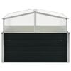 vidaXL Greenhouse Anthracite 100x100x77 cm Galvanised Steel