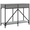 vidaXL Console Table Grey Sonoma 100x39x78.5 cm Engineered Wood