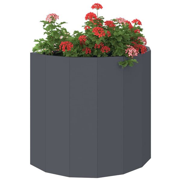 vidaXL Planter Anthracite 60 x 30 x 50 cm Steel