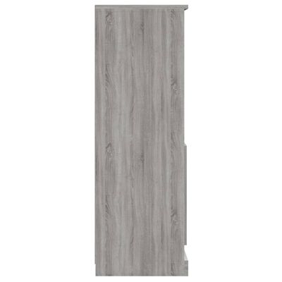 vidaXL Highboard Grey Sonoma 60x35.5x103.5 cm Engineered Wood