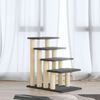 vidaXL Cat Tree with Sisal Scratching Posts Dark Grey 63 cm