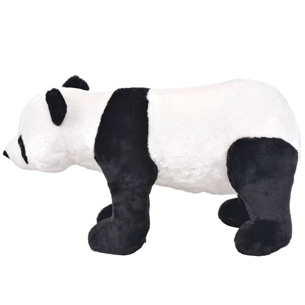 vidaXL Standing Plush Toy Panda Black and White XXL
